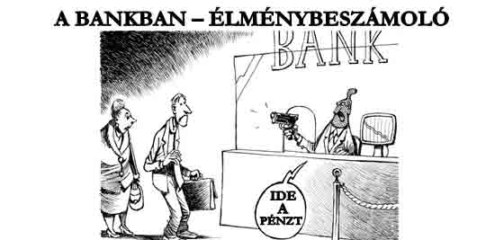 A BANKBAN – ÉLMÉNYBESZÁMOLÓ.