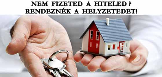 NEM FIZETED A HITELED? RENDEZNÉK A HELYZETEDET.