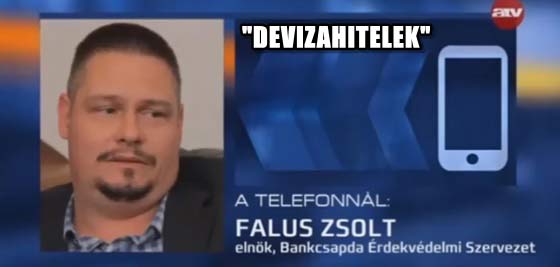 "DEVIZAHITELEK"-A TELEFONNÁL FALUS ZSOLT.