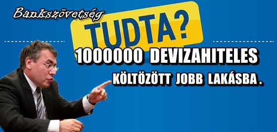 1000000 DEVIZAHITELES KÖLTÖZÖTT JOBB LAKÁSBA.