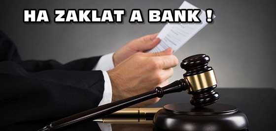 HA ZAKLAT A BANK!