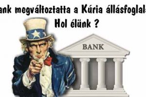A bank megváltoztatta a Kúria állásfoglalását? Hol élünk?