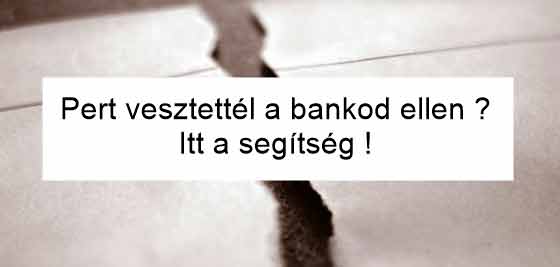 Dr. Szabó V. László ügyvéd, Nemzeti Civil Kontroll, Pert vesztettél a bankod ellen? Itt a segítség!