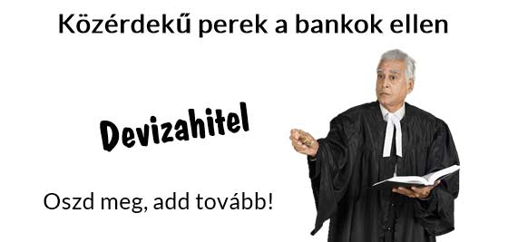 Dr. Szabó V. László ügyvéd, devizahitel, Nemzeti Civil Kontroll, Devizahitel-Közérdekű perek a bankok ellen