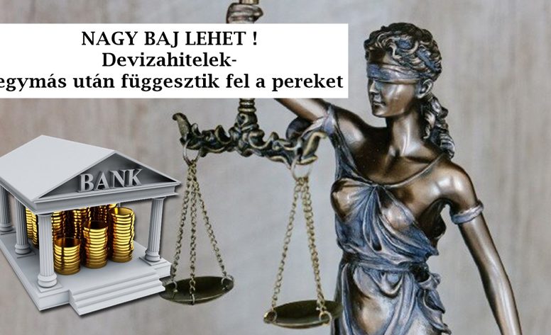 Devizahitelek-egymás után függesztik fel a pereket miközben Orbán a Kúriára mutogat...