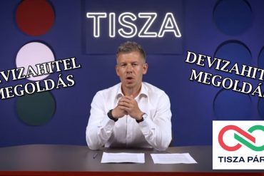 DEVIZAHITEL ÜGY-LEVÉL A TISZA PÁRTHOZ, MAGYAR PÉTERHEZ