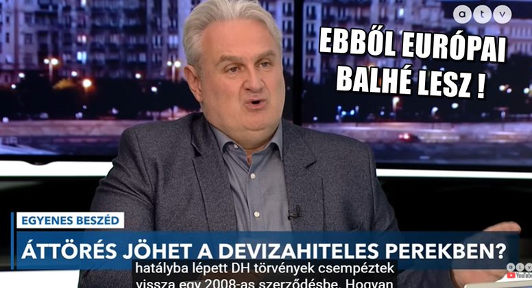 EBBŐL EURÓPAI BALHÉ LESZ - DEVIZAHITEL! VIDEÓ!